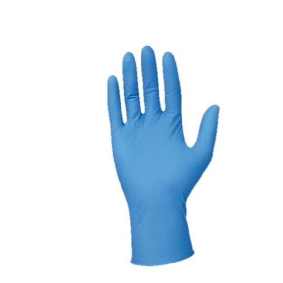 2 Boxes Nitrile disposable gloves 100 Blue Powder Free Medium cleaning salons - Picture 4 of 8